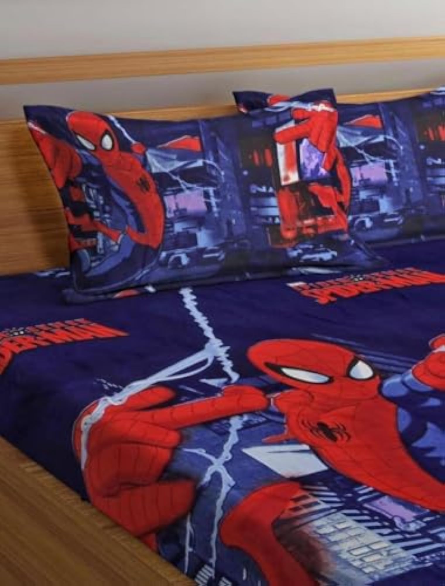 Glace Cotton Kids Single Bedsheet with Pillow Cover